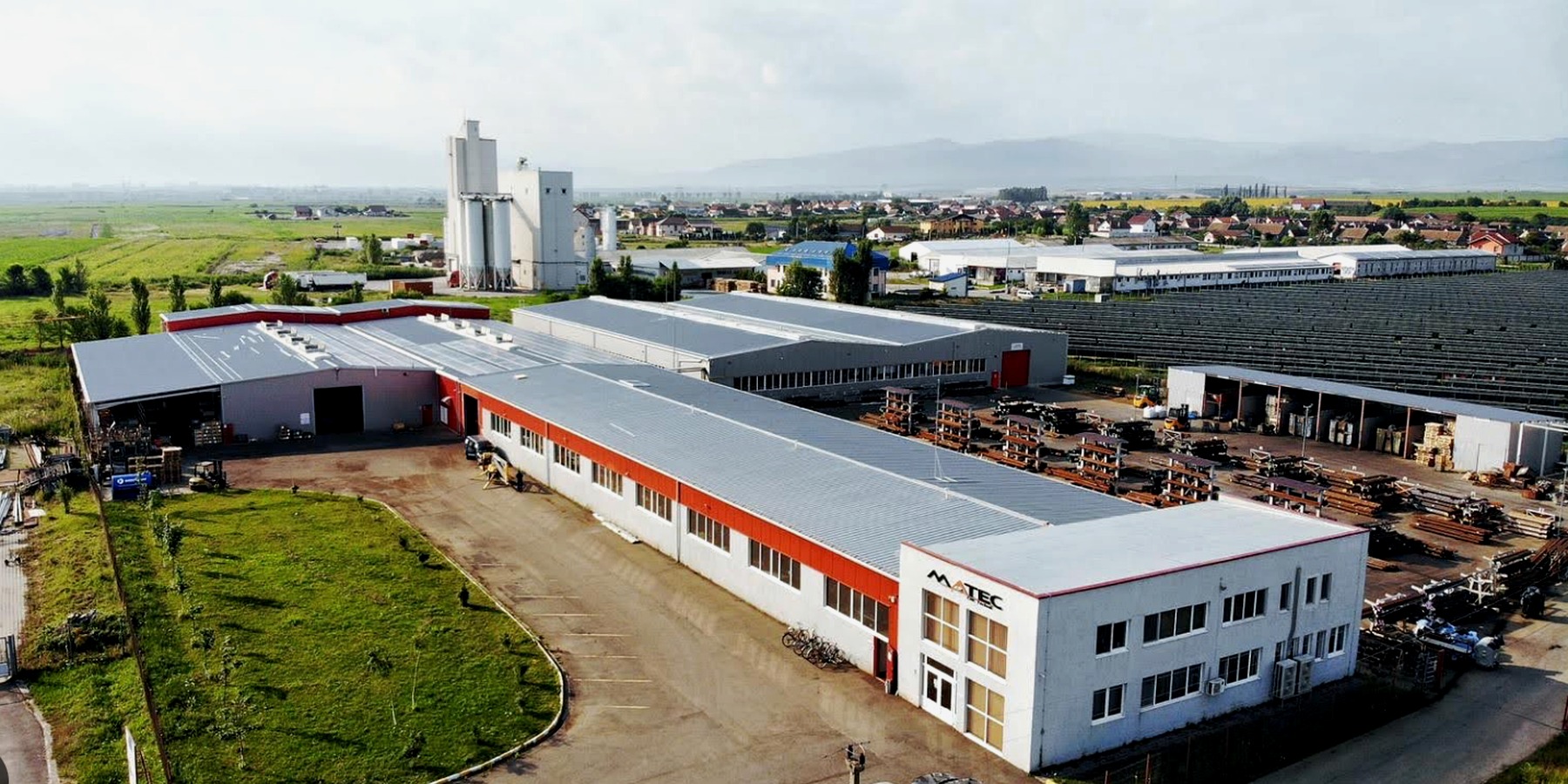 Matec plant aerial view